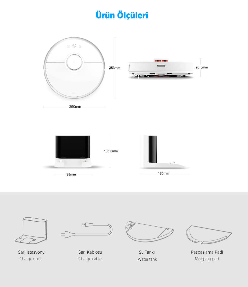 Xiaomi Roborock S50 Süpürge